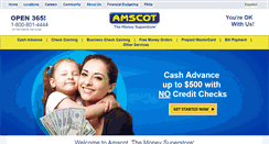Desktop Screenshot of amscot.com